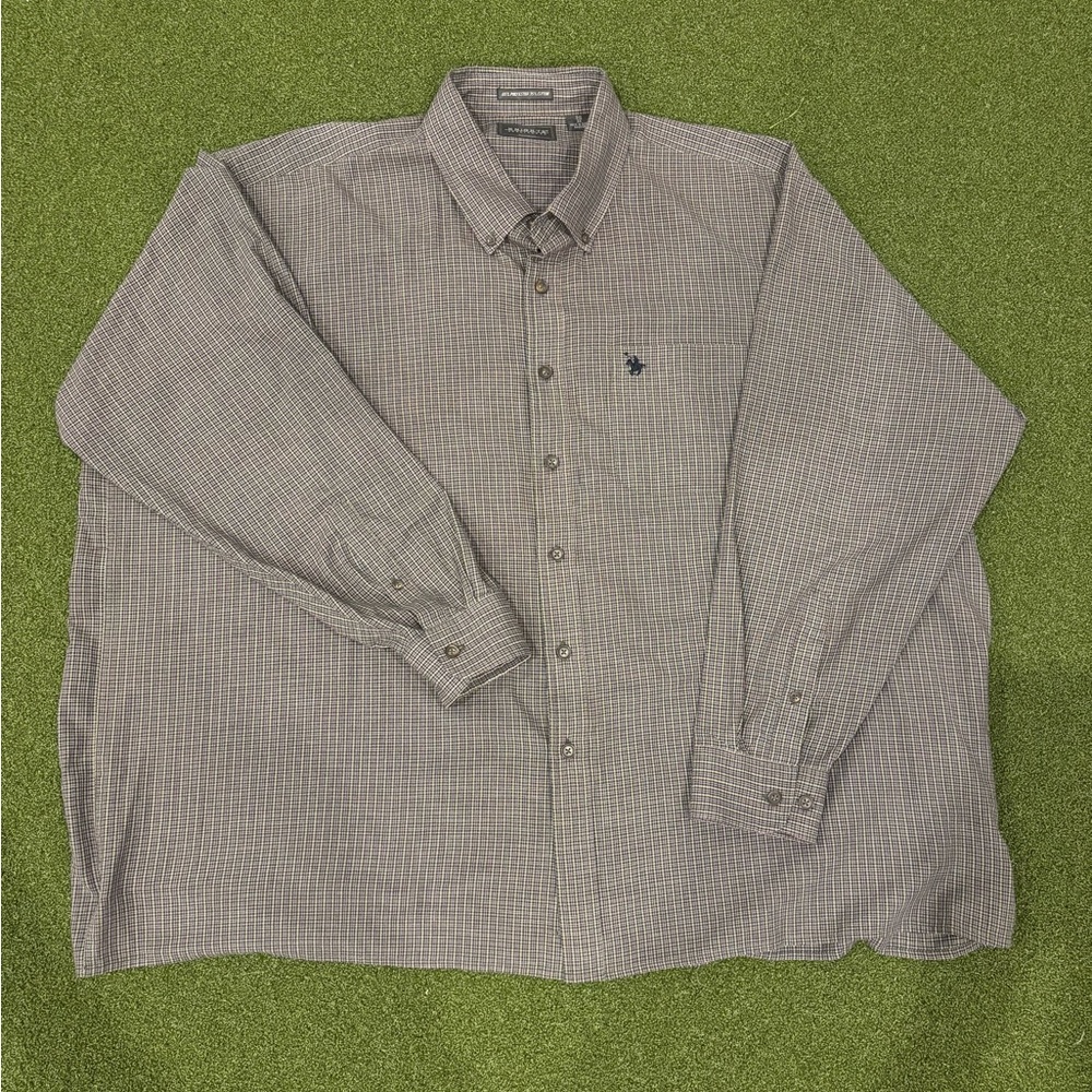 Men's Classic Plaid Button-Down Shirt